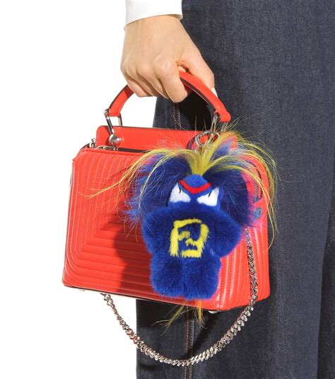 fendi monster purse charm|Fendi mini bag charm.